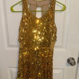 Gold Glitter Costume
